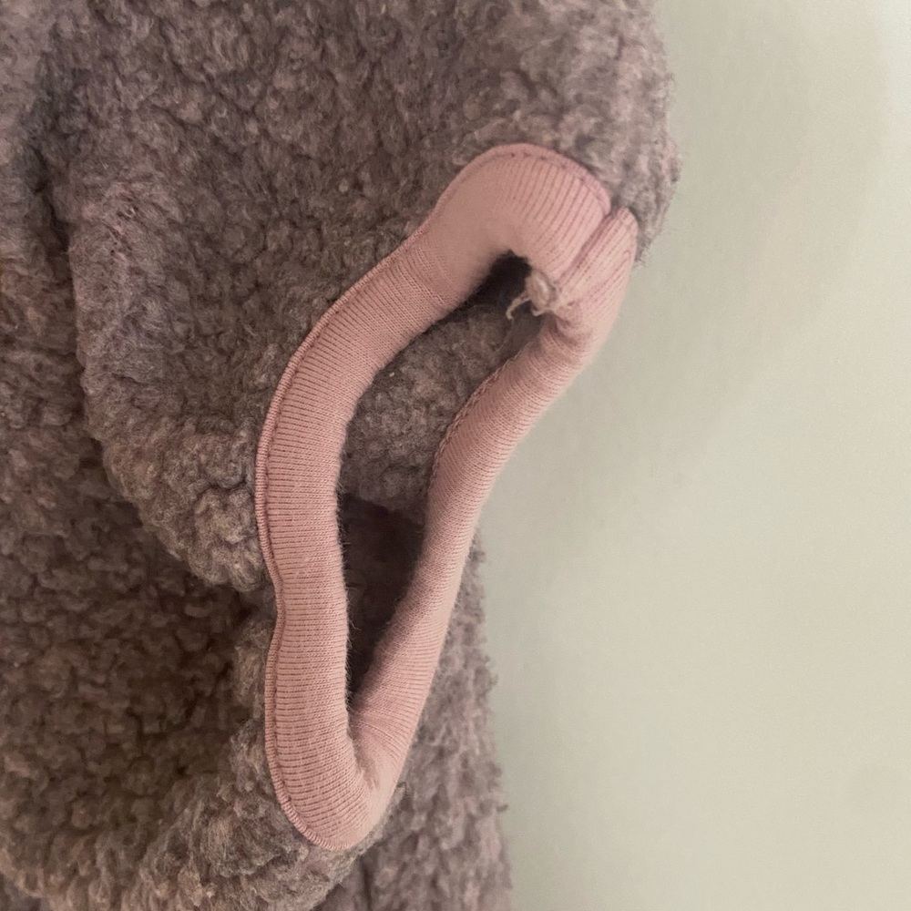 Madewell Polartec Pink Fleece Half Zip Jacket - Picture 6 of 8